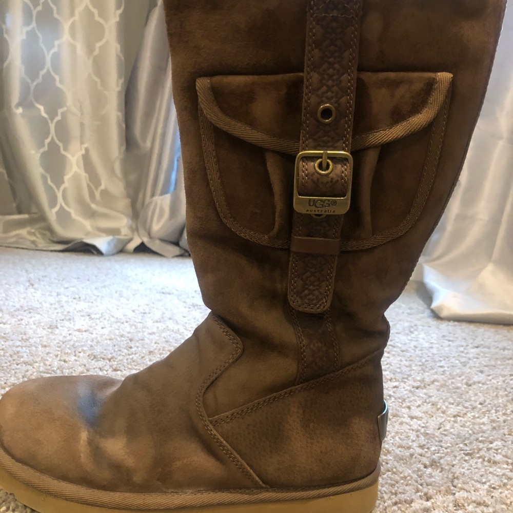 UGG size brown chestnut boots
